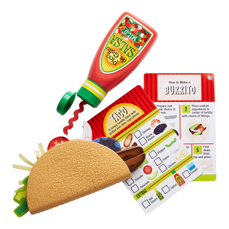 Melissa & Doug - Fill & Fold Taco & Tortilla Set