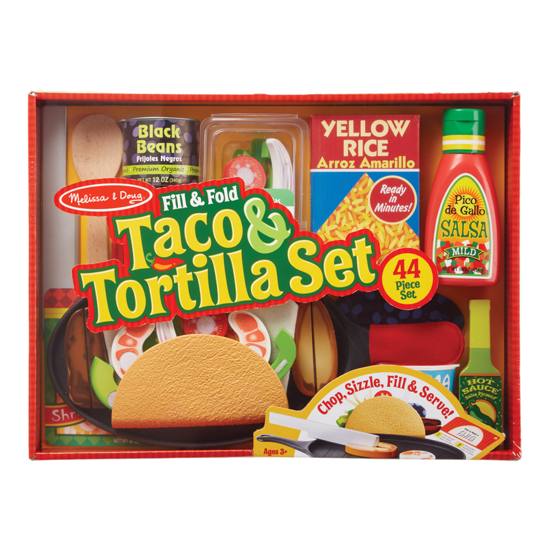 Melissa & Doug - Fill & Fold Taco & Tortilla Set