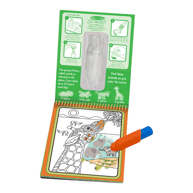 Melissa & Doug - On The Go - Water Wow! - Safari