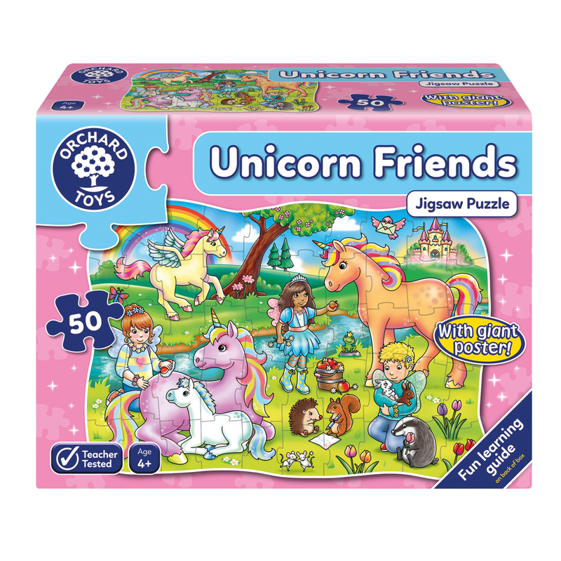 Orchard Jigsaw - Unicorn Friends Puz & Poster 50 pieces