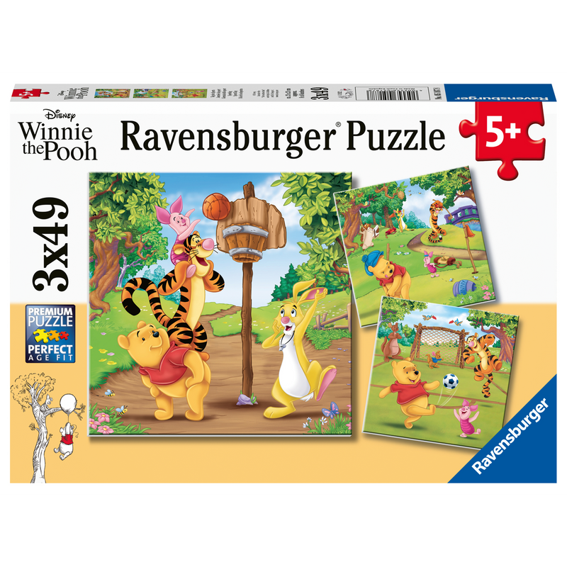 Ravensburger - Disney Sports Days Puzzle 3x49pc