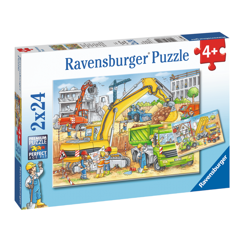 Ravensburger - Hard at Work Puzzle 2x24 pieces