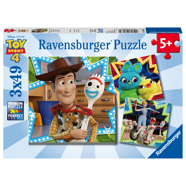 Ravensburger - Disney Toy Story 4 Puzzle 3x49 pieces