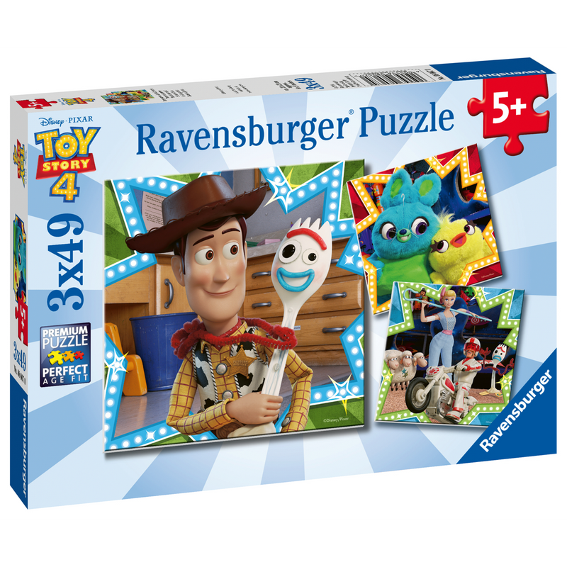 Ravensburger - Disney Toy Story 4 Puzzle 3x49 pieces