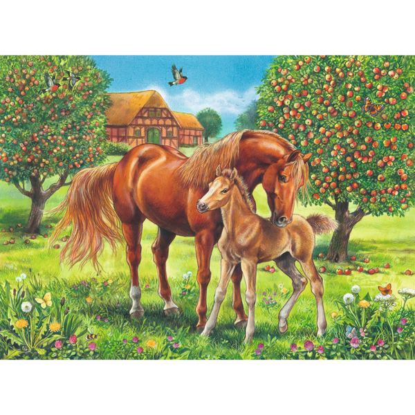 Ravensburger - Horses in the Field Puzzle 100 pieces