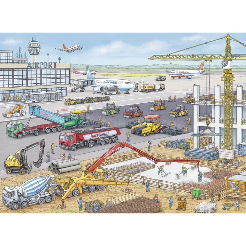 Ravensburger - Airport Construction Site 100 pieces