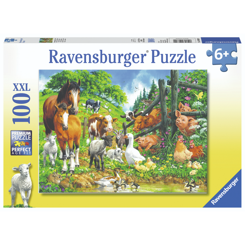 Ravensburger - Animal Get Together Puzzle 100 pieces