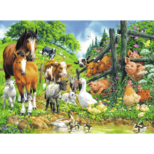 Ravensburger - Animal Get Together Puzzle 100 pieces