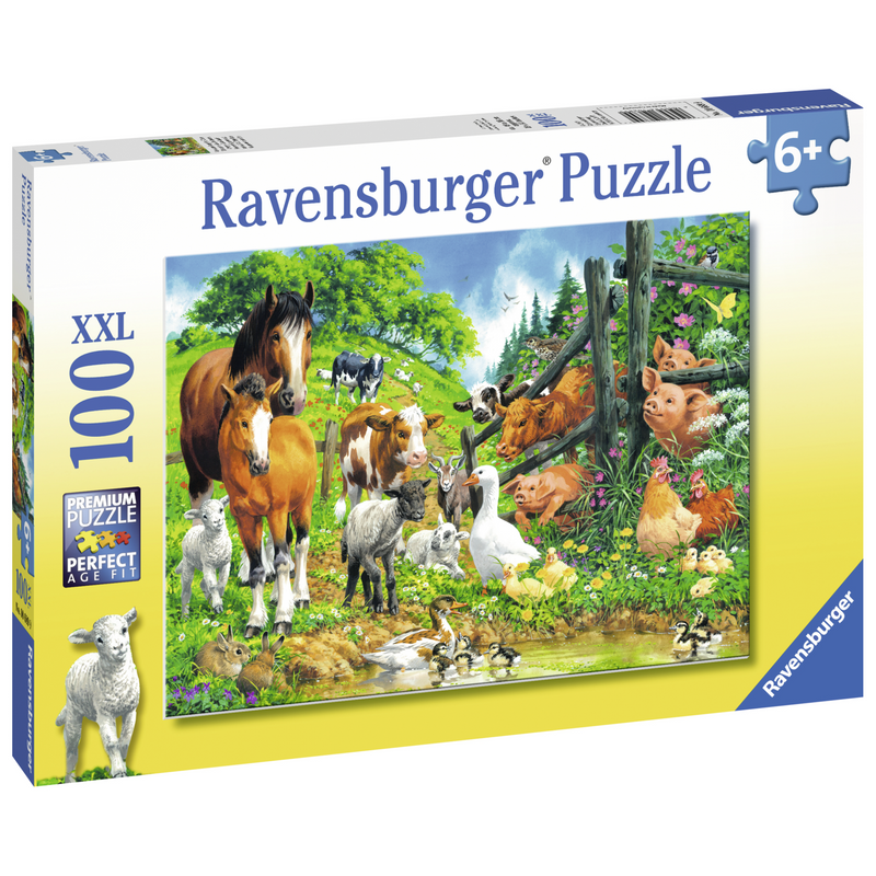 Ravensburger - Animal Get Together Puzzle 100 pieces