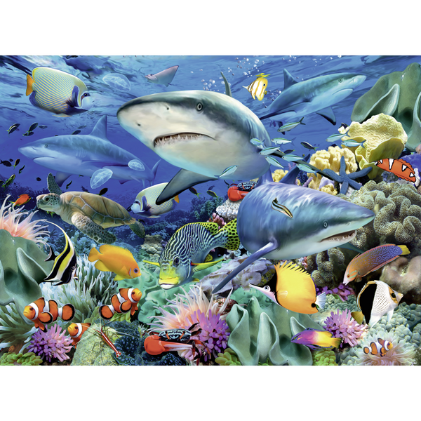 Ravensburger - Reef of the Sharks Puzzle 100 pieces