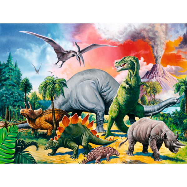 Ravensburger - Among the Dinosaurs Puzzle 100 pieces