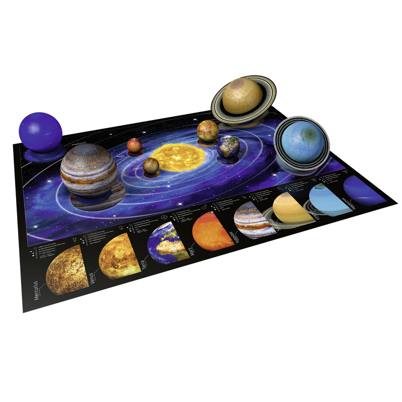 Ravensburger - Solar System 8 Planets 3D Puzzle 522 pieces