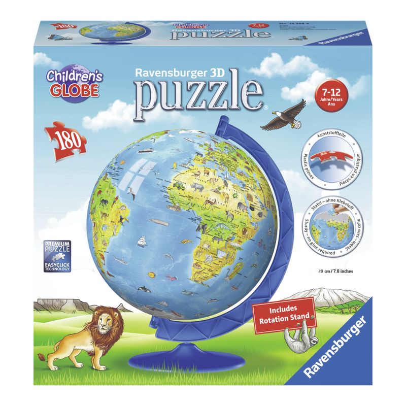 Ravensburger - Children's Globe 3D Puzzleball 180 pieces