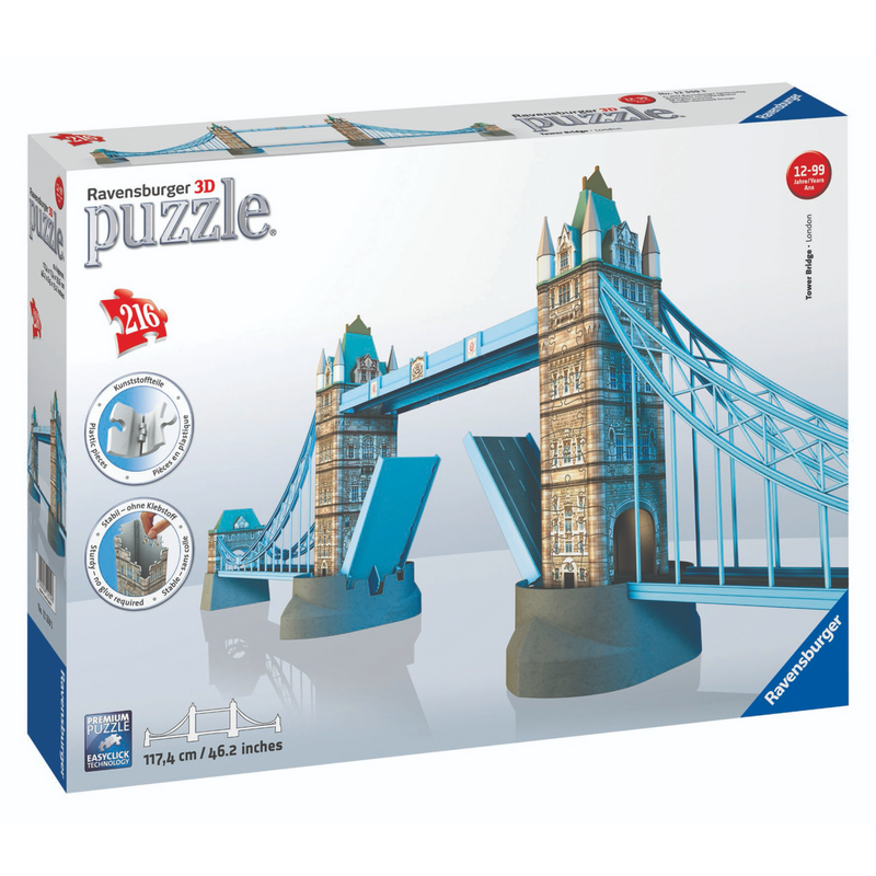 Ravensburger - Tower Bridge 3D Puzzle 216 pieces