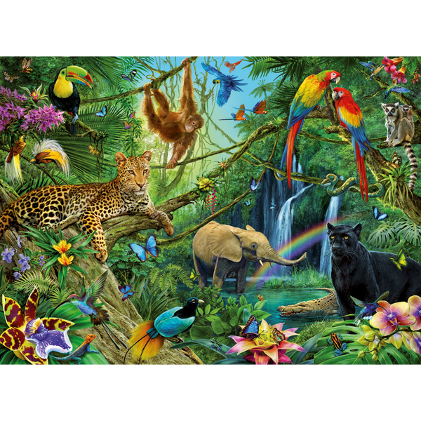 Ravensburger - Animals in the Jungle Puzzle 200 pieces