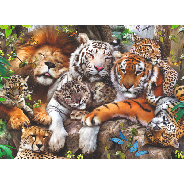 Ravensburger - Big Cat Nap Puzzle 200 pieces