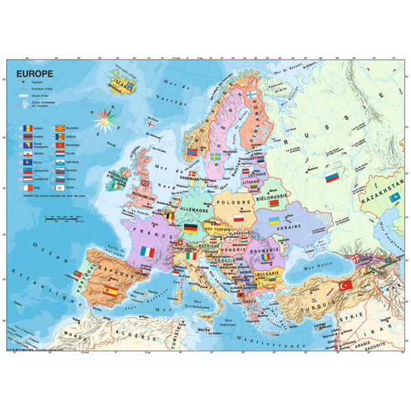 Ravensburger - European Map Puzzle 200 pieces