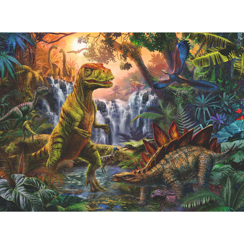 Ravensburger - Dinosaur Oasis 100 pieces