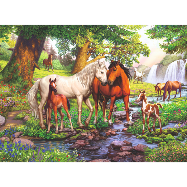 Ravensburger - Horses by the stream 300 pieces