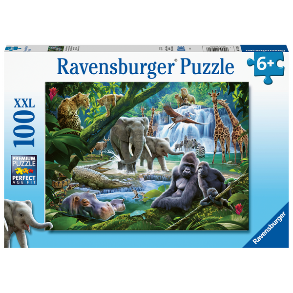 Ravensburger - Jungle Animals Puzzle 100pc