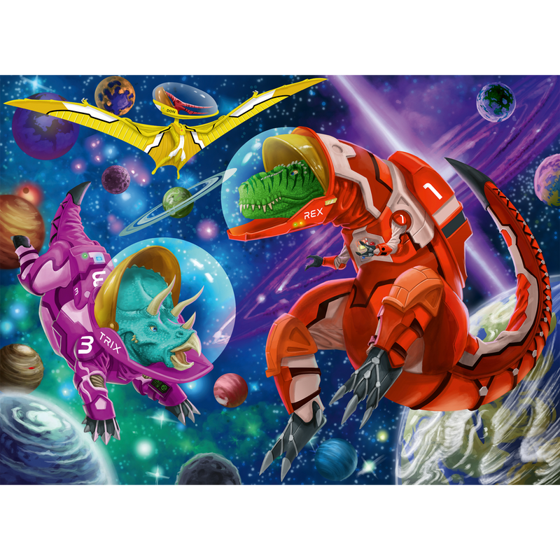 Ravensburger - Space Dinosaurs Puzzle 200pc