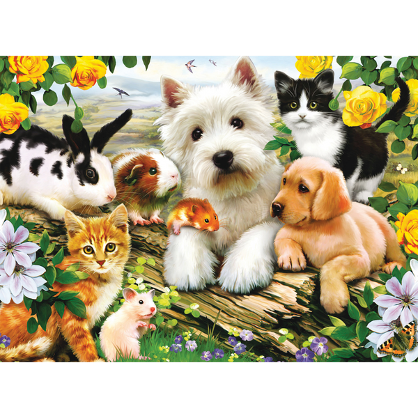 Ravensburger - Happy Animal Babies Puzzle 300 pieces