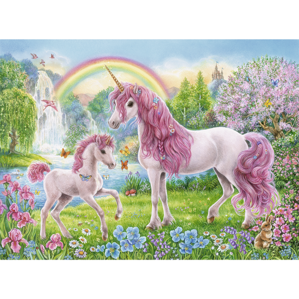 Ravensburger - Magical Unicorns Puzzle COLOUR BK 100 pieces