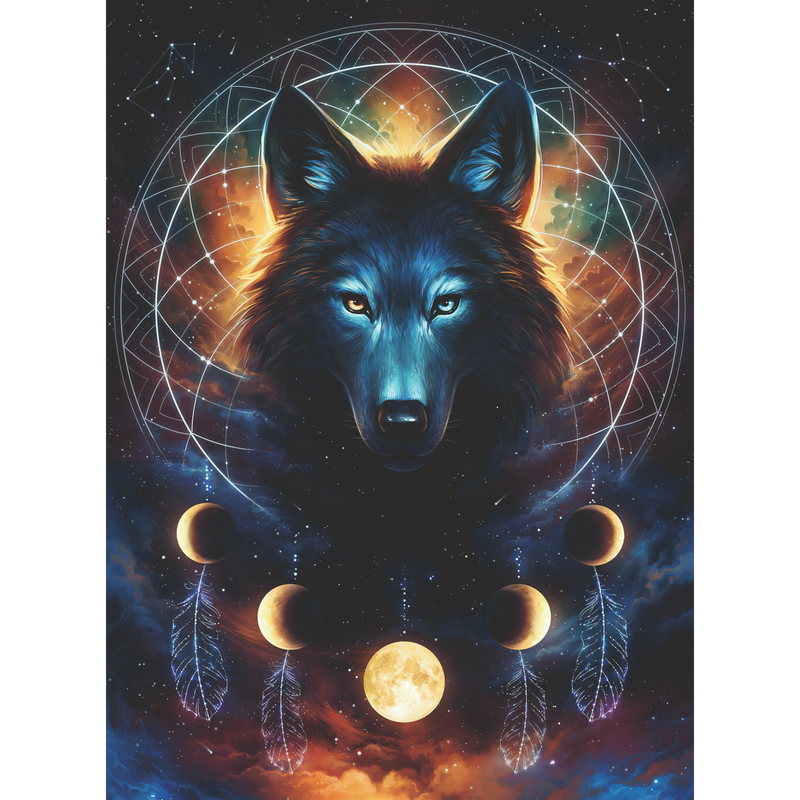 Ravensburger - Lunar Wolf Puzzle 500 pieces