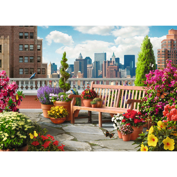 Ravensburger - Rooftop Garden Puzzle 500 pieces Large Format