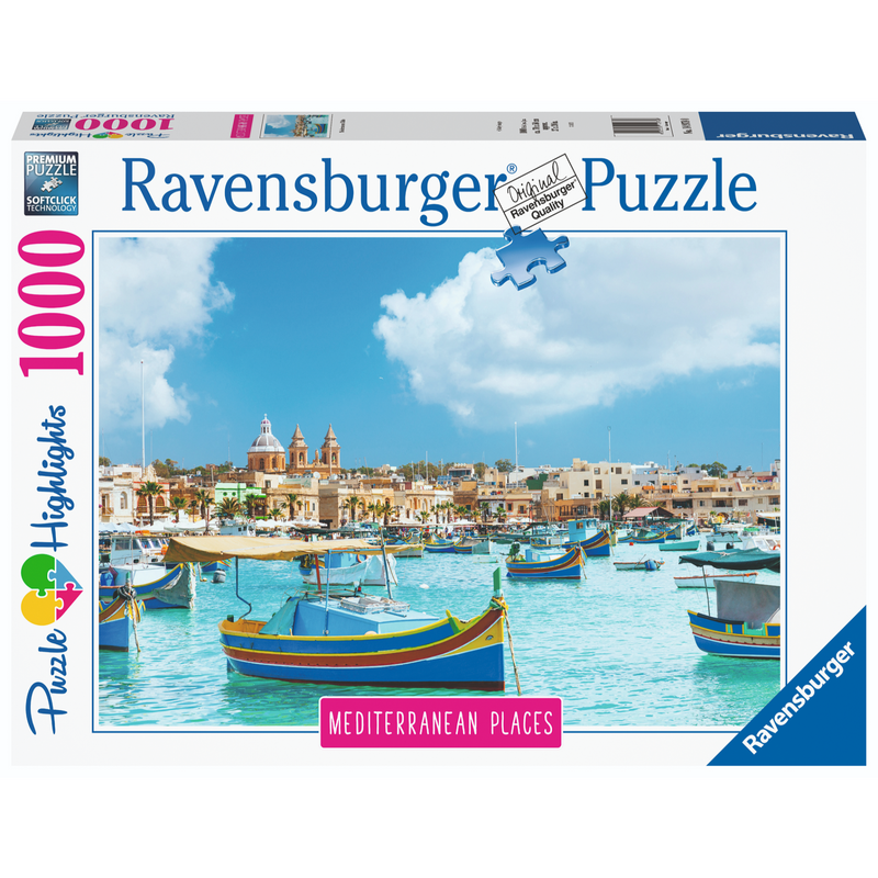 Ravensburger - Mediterranean Malta 1000 pieces