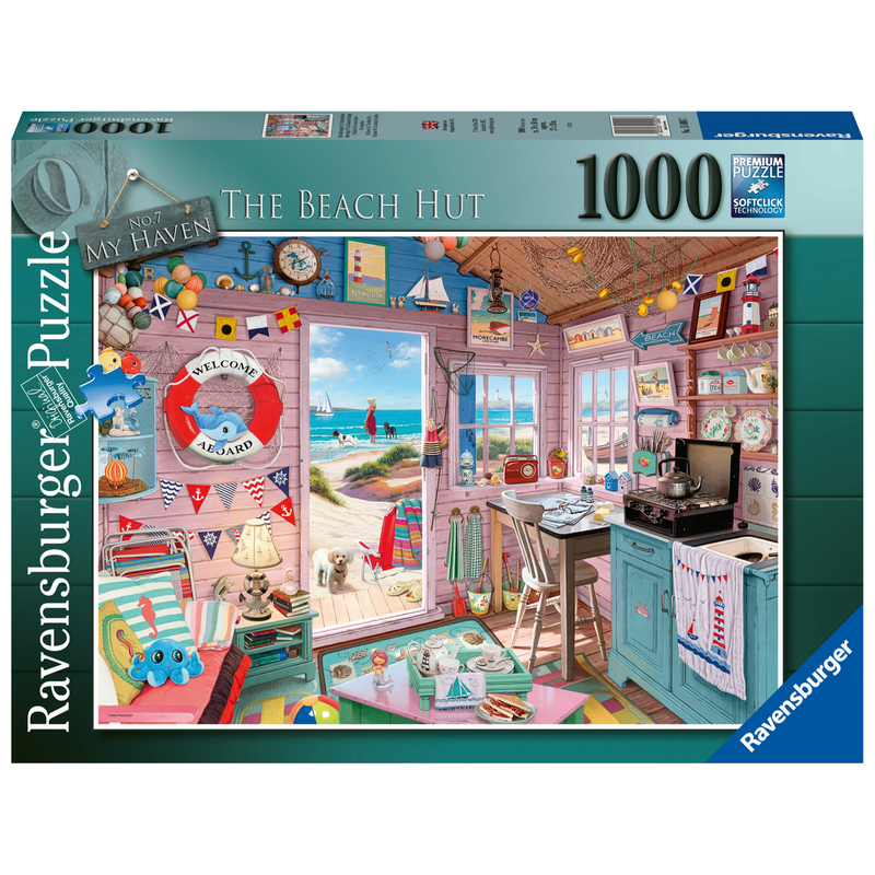 Ravensburger - My Haven No7 - The Beach Hut 1000 pieces