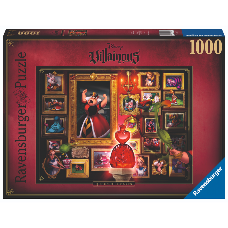 Ravensburger - Villainous: Queen of Hearts 1000 pieces