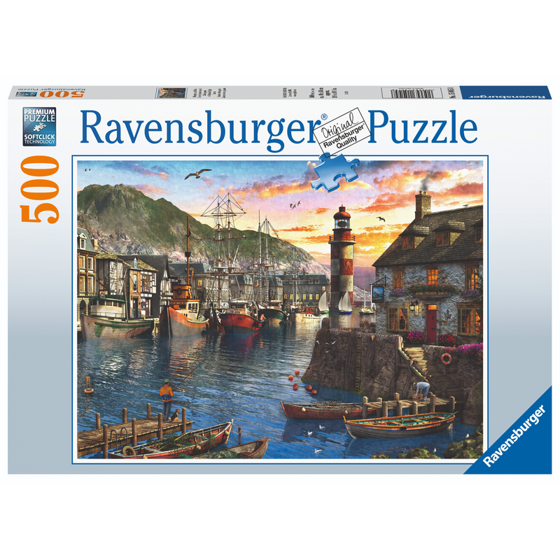 Ravensburger - Sunrise at the Port 500 pieces