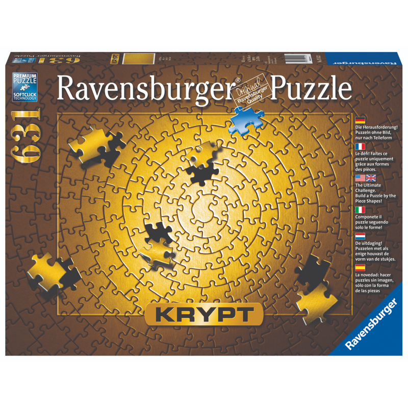 Ravensburger - KRYPT Gold Spiral Puzzle 631 pieces