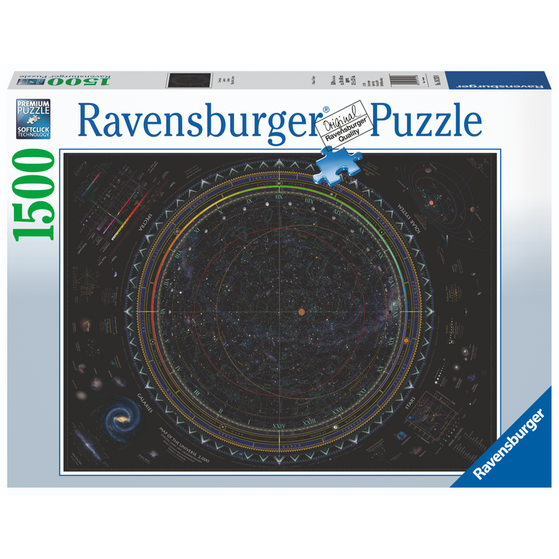 Ravensburger - Map of the Universe Puzzle 1500 pieces