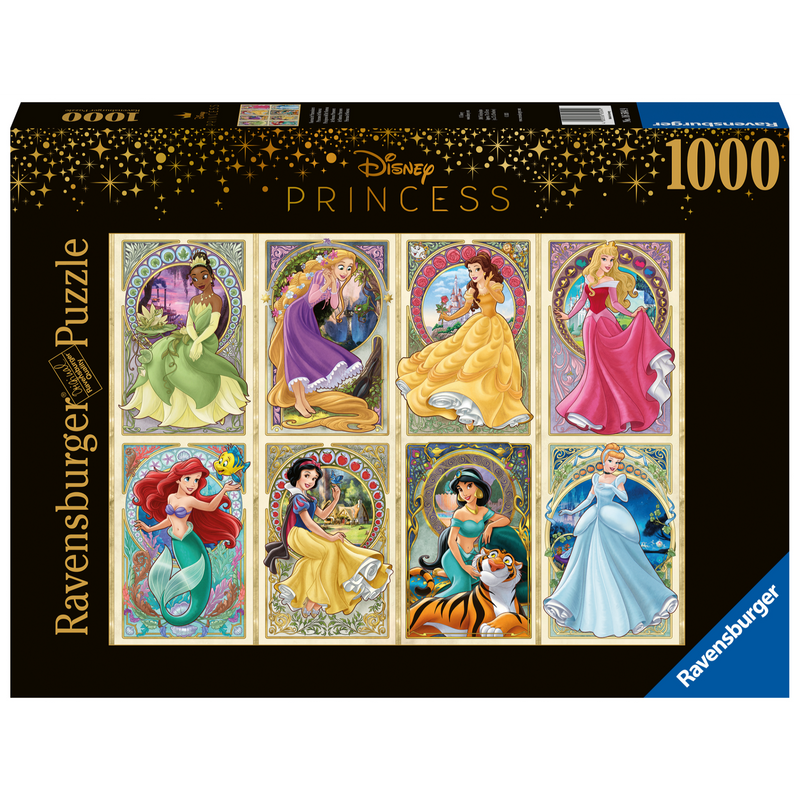 Ravensburger - Disney Art Nouveau Princesses 1000pc