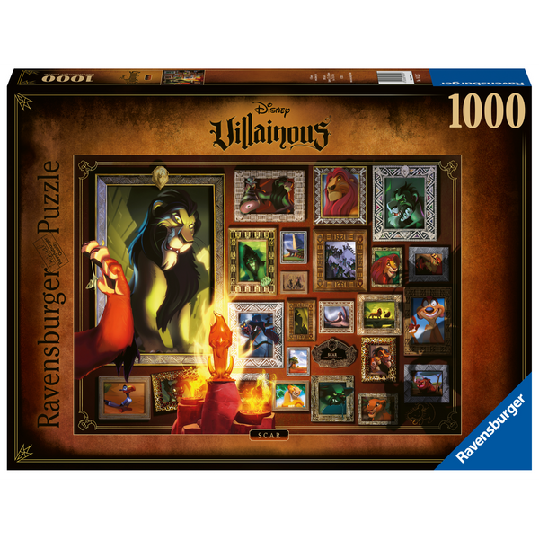Ravensburger - Villainous Scar Puzzle 1000pc