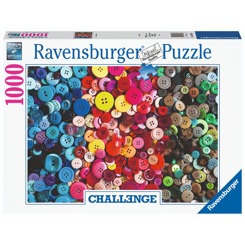 Ravensburger - Challenge Buttons Puzzle 1000pc