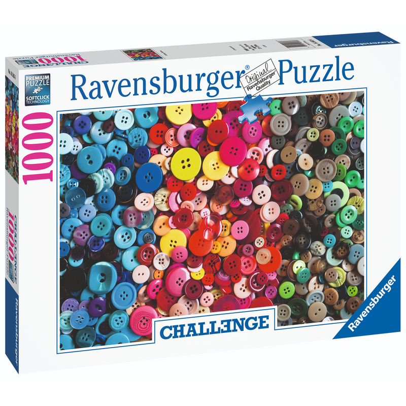 Ravensburger - Challenge Buttons Puzzle 1000pc