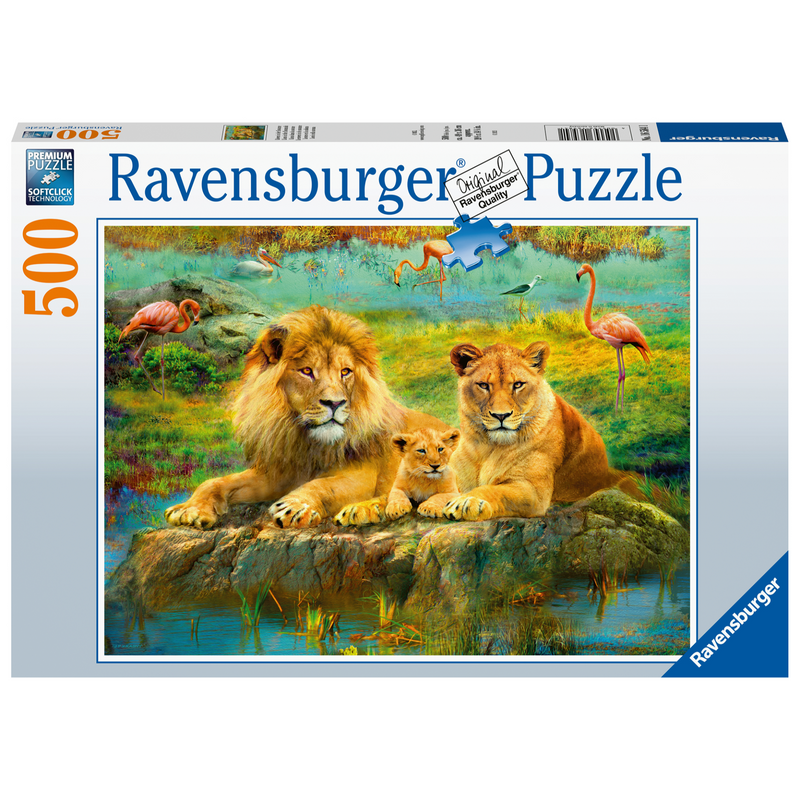 Ravensburger - Lions in the Savannah Puzzle 500pc