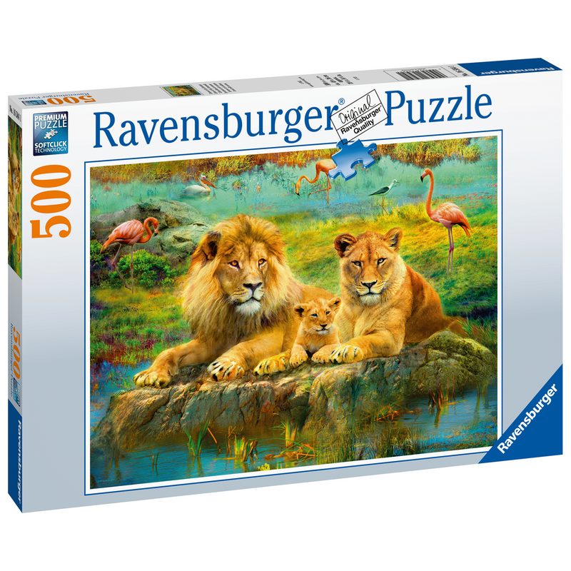 Ravensburger - Lions in the Savannah Puzzle 500pc