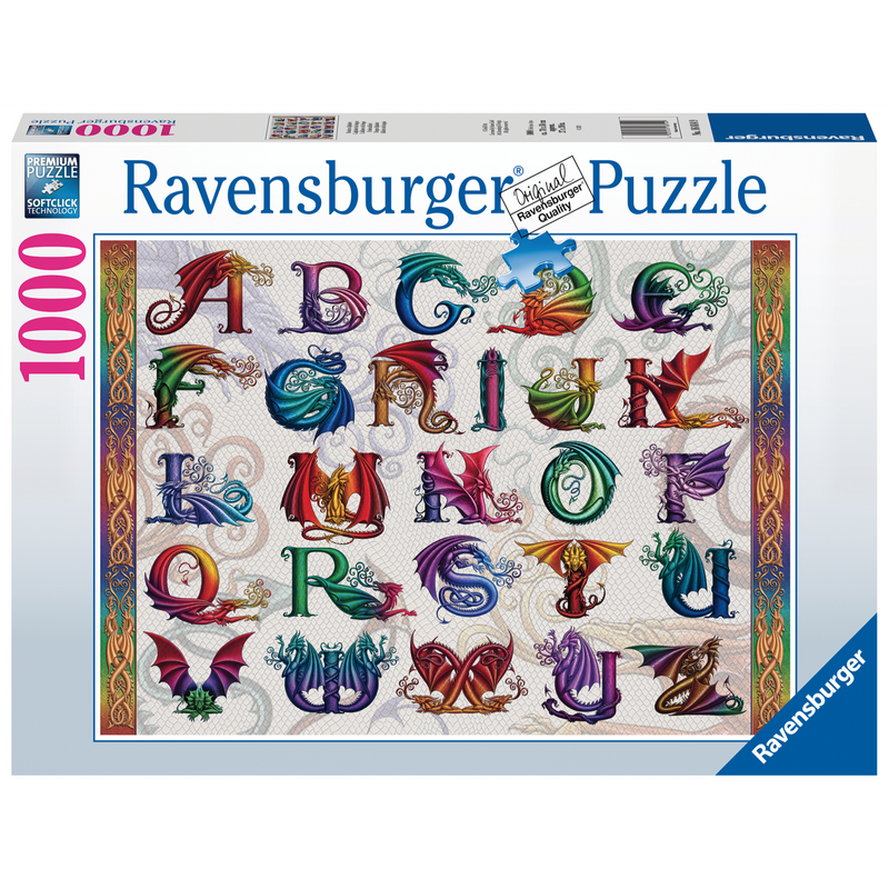 Ravensburger - Dragon Alphabet Puzzle 1000pc