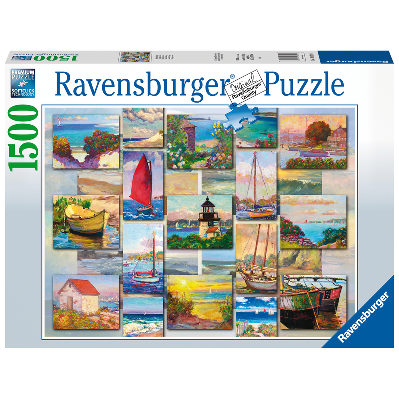 Ravensburger - Coastal Collage Puzzle 1500pc