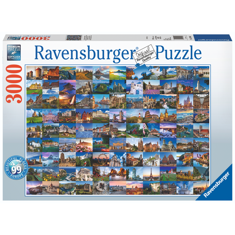 Ravensburger - 99 Beautiful Places of Europe 3000 pieces