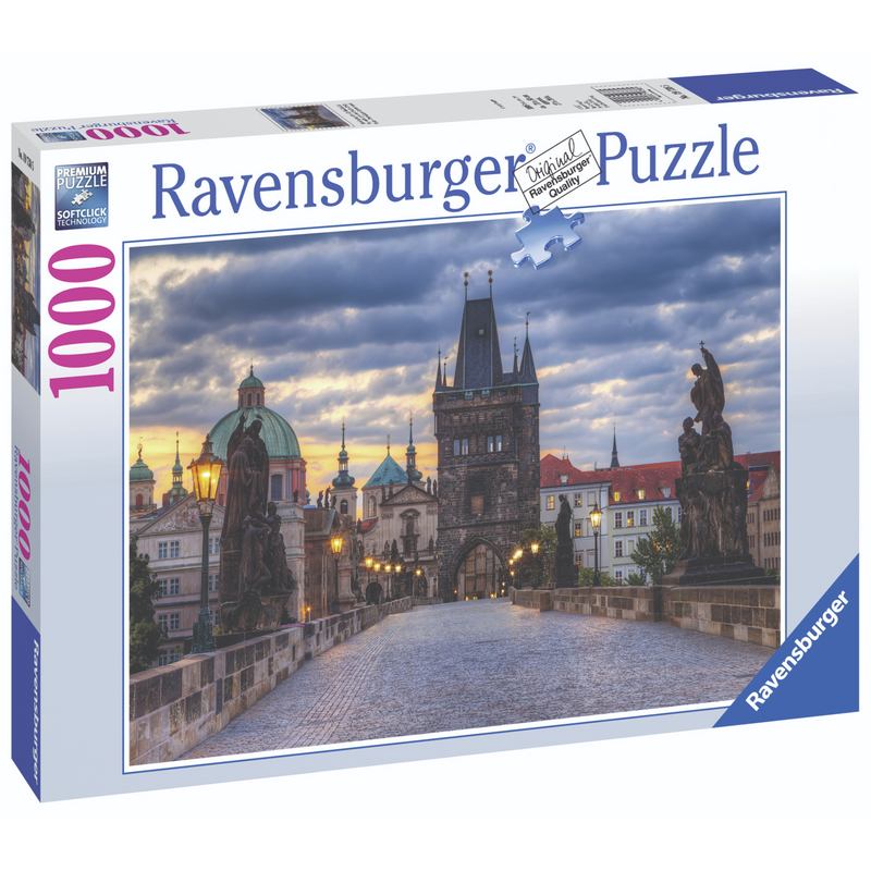 Ravensburger - Across Charles Bridge at Dawn Puzzle 1000p