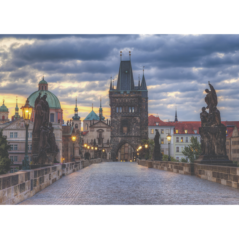 Ravensburger - Across Charles Bridge at Dawn Puzzle 1000p