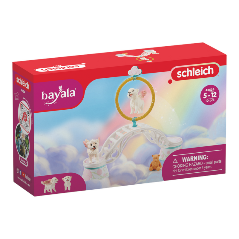 Schleich - Winged Baby Lion Training