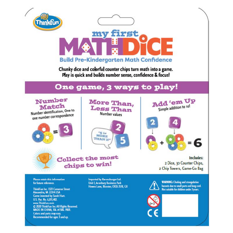 ThinkFun - My First Math Dice