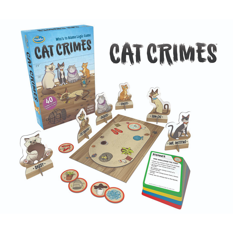 ThinkFun - Cat Crimes Game