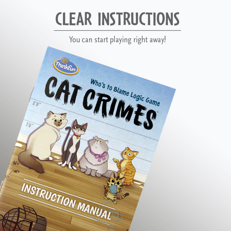 ThinkFun - Cat Crimes Game